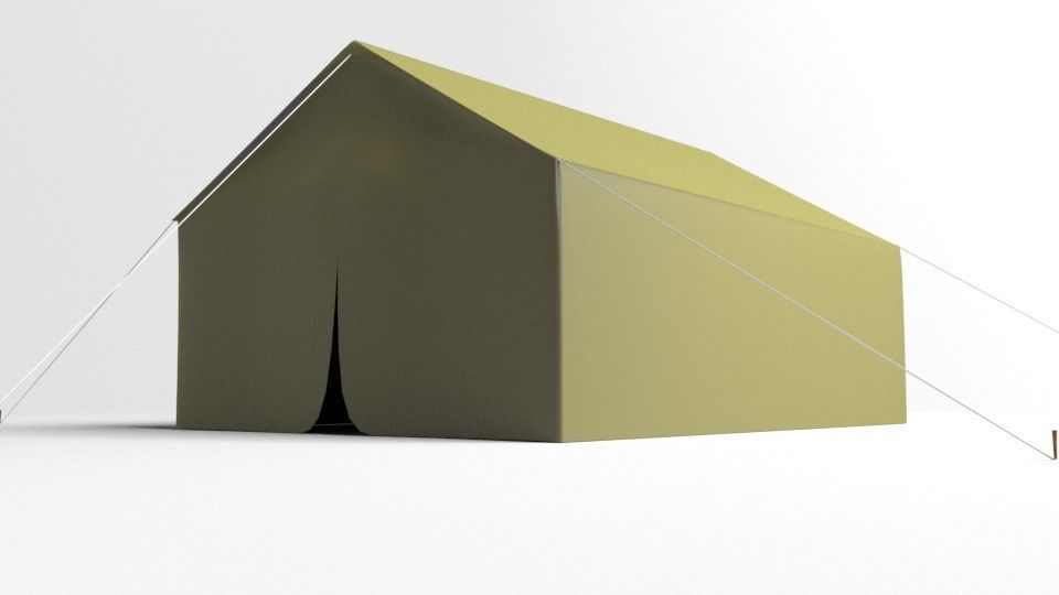 Wall Tent 3D model_3