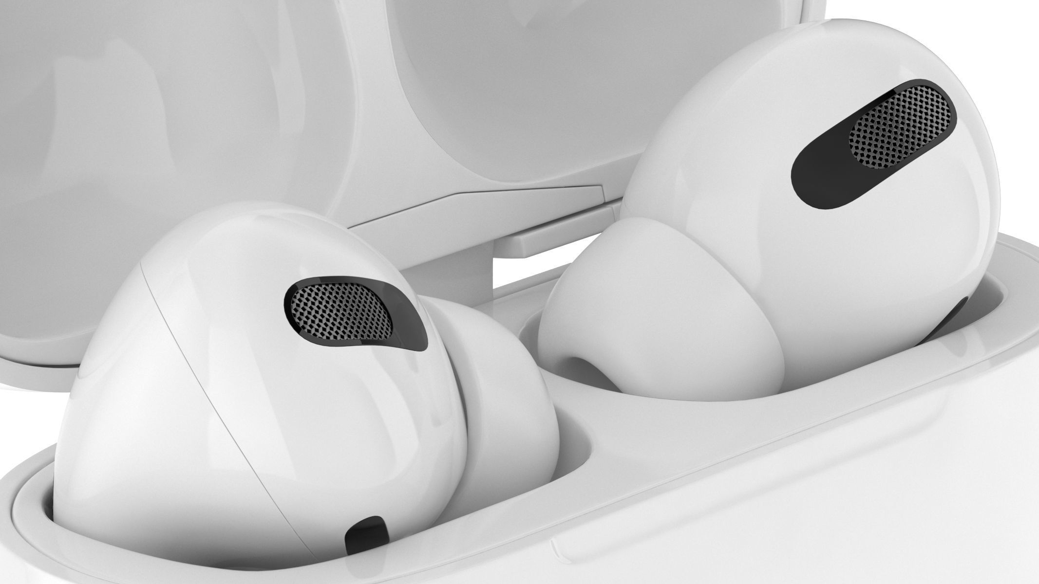 Apple AirPods Pro 3D model_11
