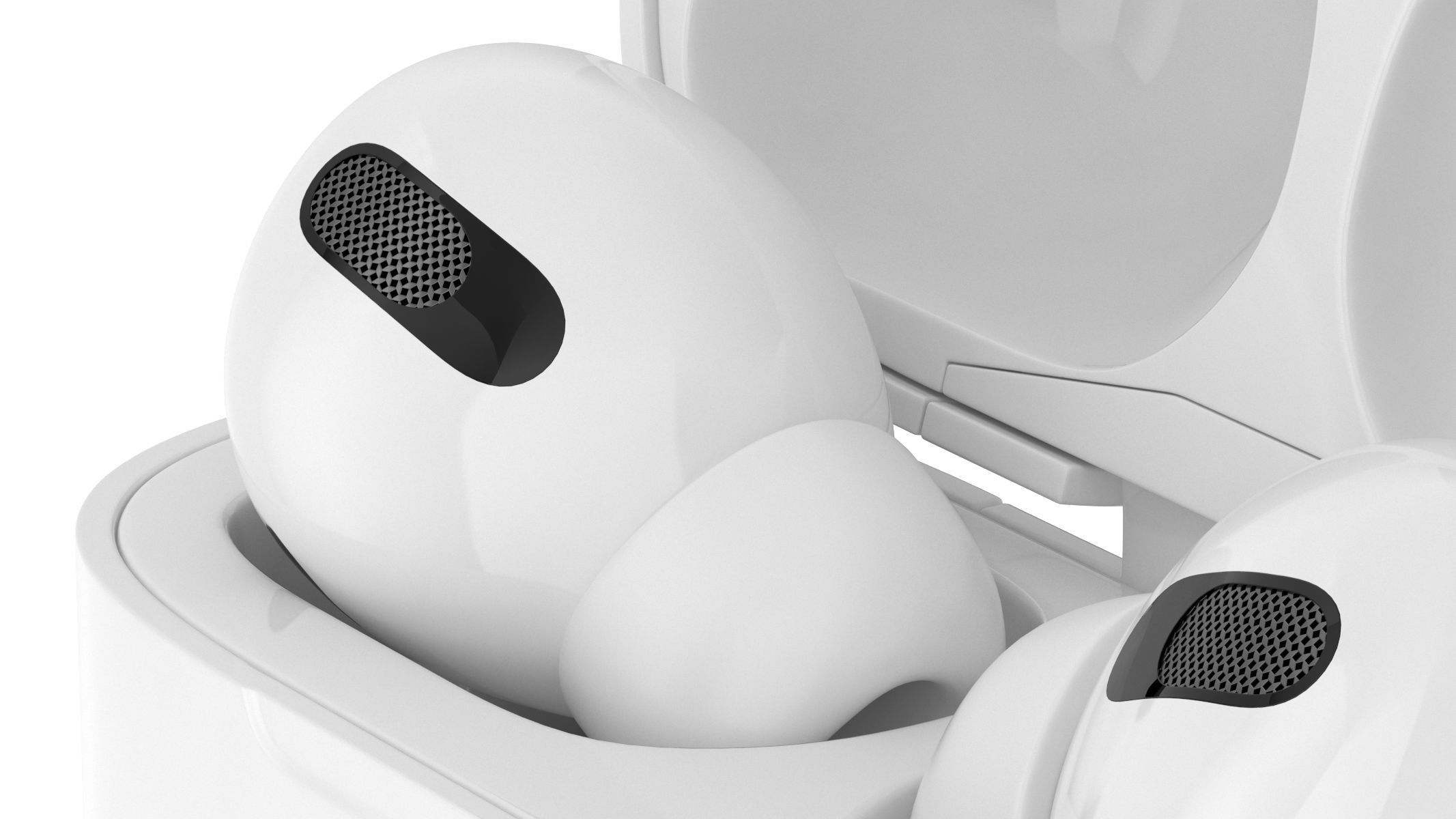 Apple AirPods Pro 3D model_17