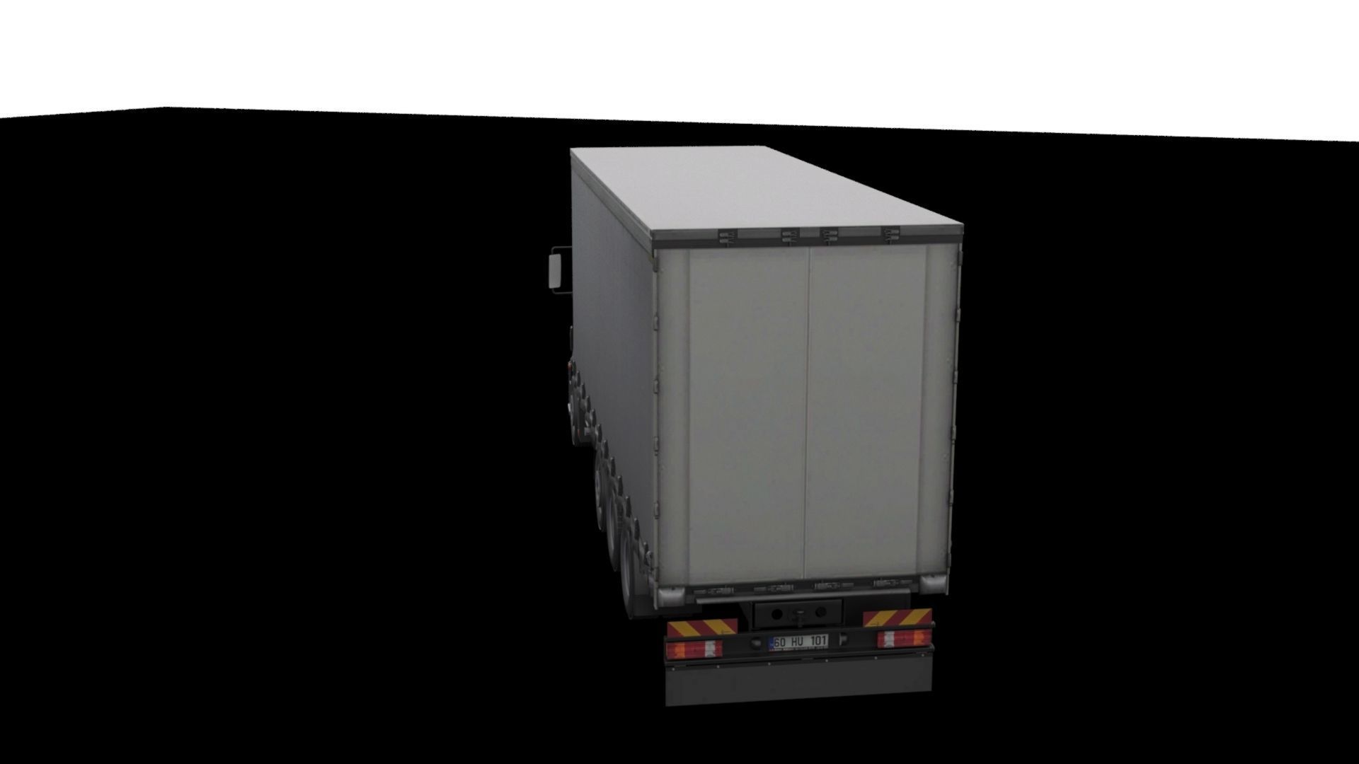 Mercedes-Benz Axor 3228 Cargo Truck HQ Model Low-poly 3D model_58