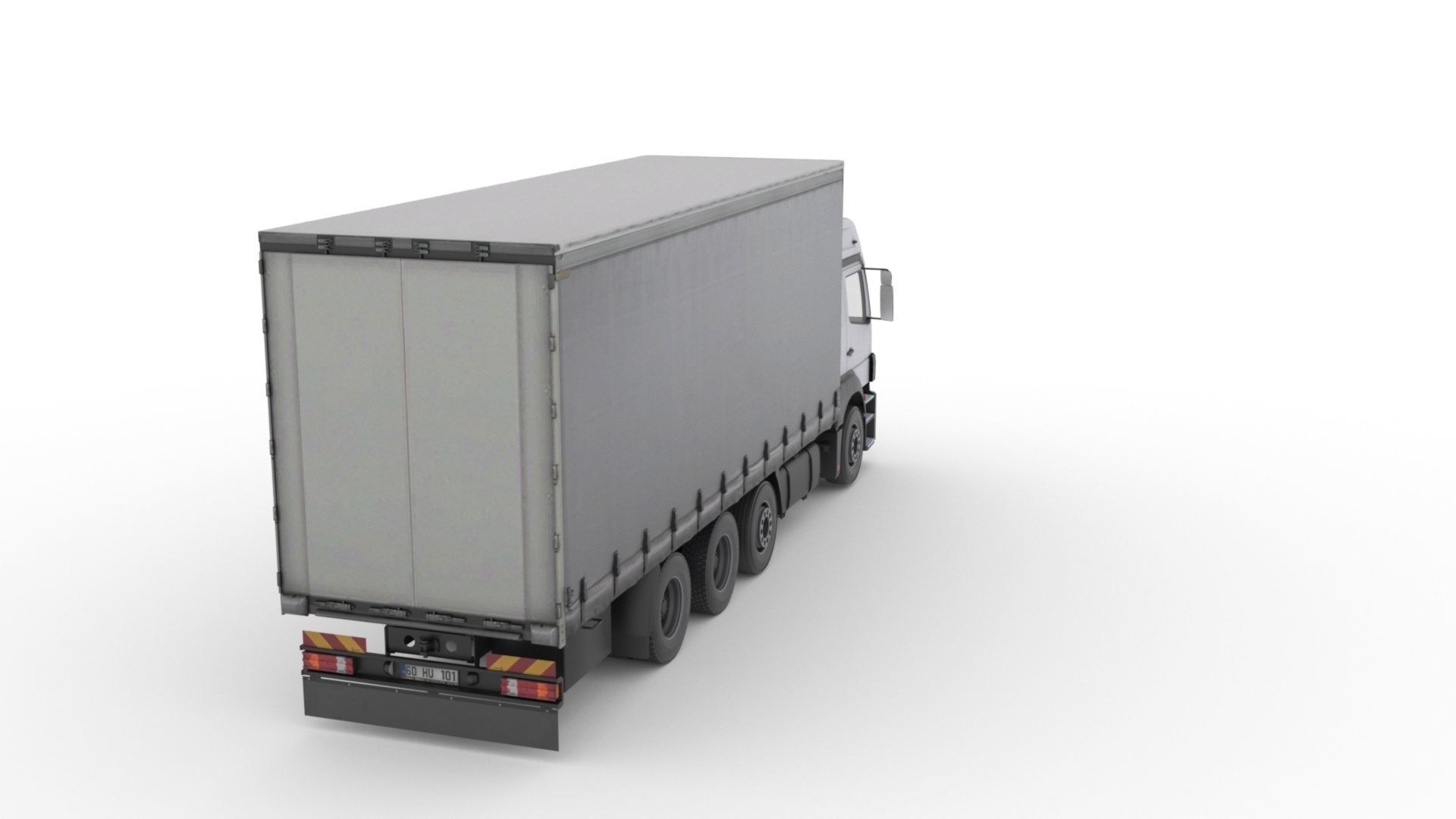 Mercedes-Benz Axor 3228 Cargo Truck HQ Model Low-poly 3D model_33