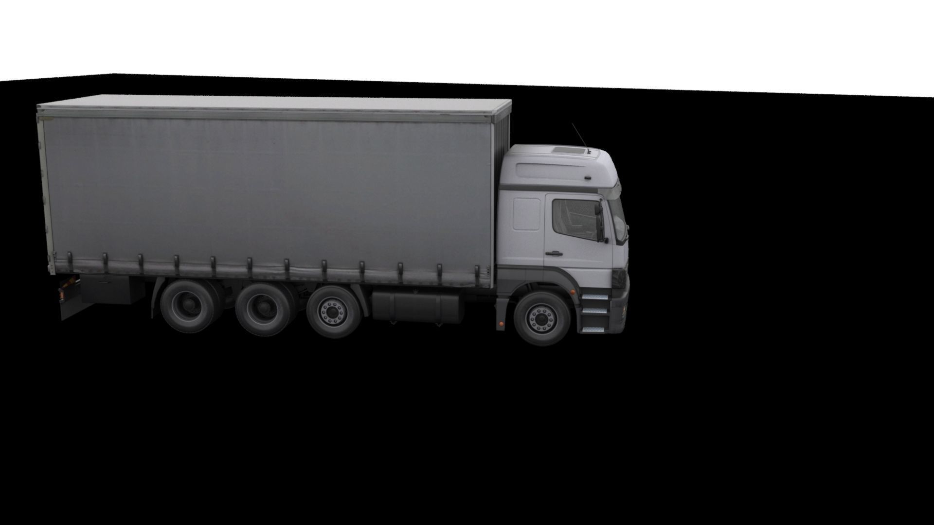 Mercedes-Benz Axor 3228 Cargo Truck HQ Model Low-poly 3D model_53