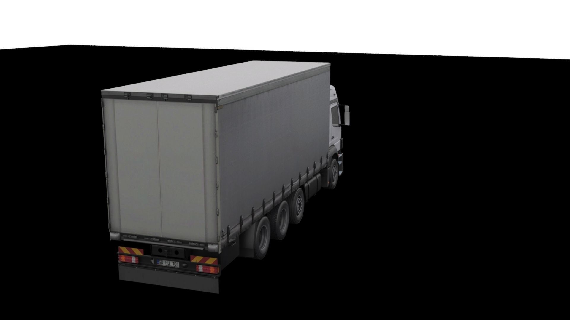 Mercedes-Benz Axor 3228 Cargo Truck HQ Model Low-poly 3D model_50