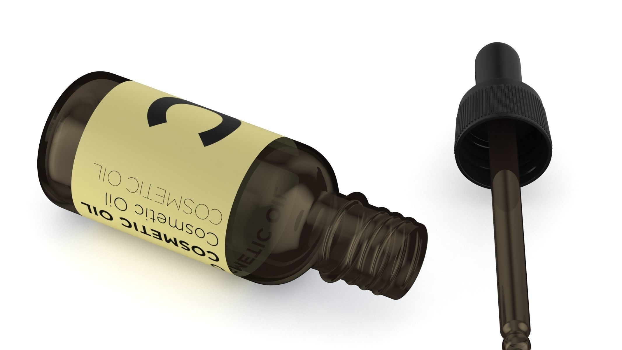 Cosmetic Oil 3D model_9