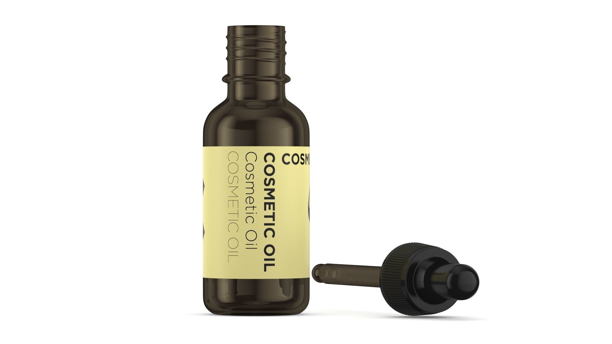 Cosmetic Oil 3D model_6