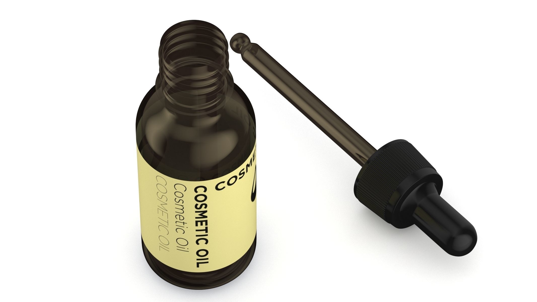 Cosmetic Oil 3D model_8