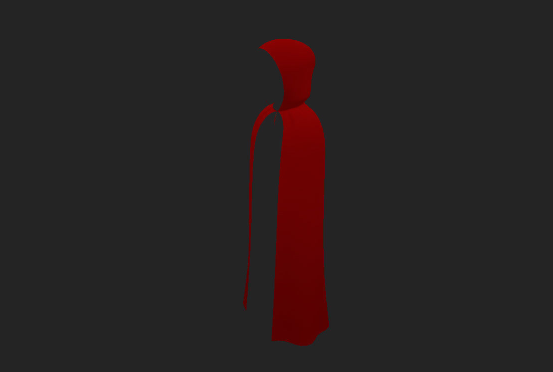 Cloak 3D model_7