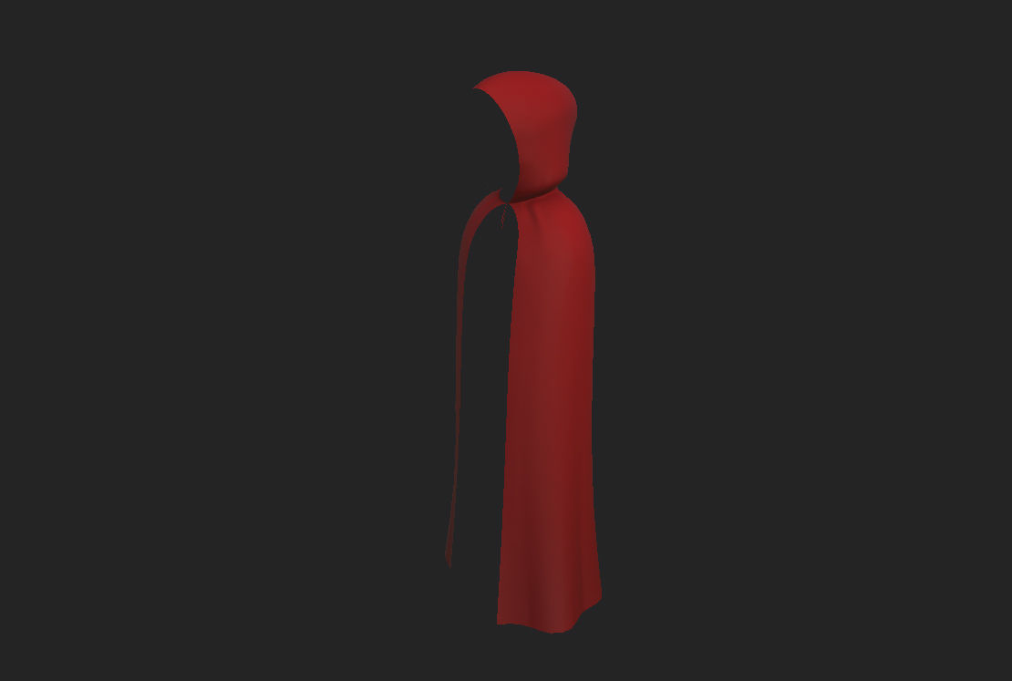 Cloak 3D model_6
