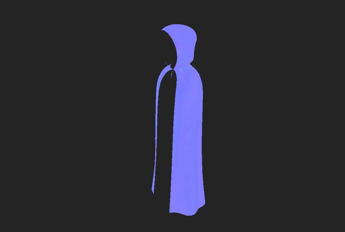 Cloak 3D model_8