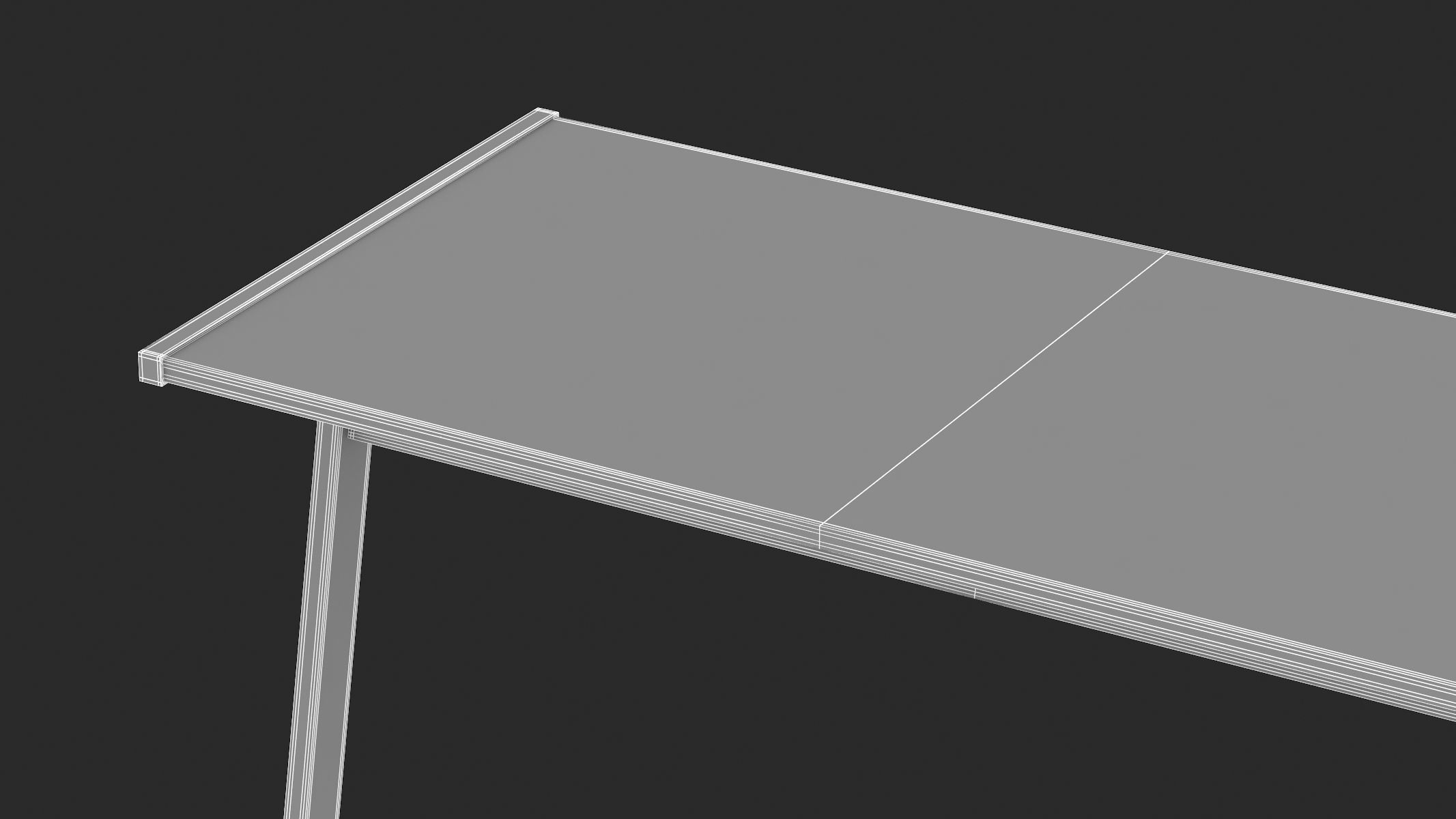Gaming Desk 3D model_32