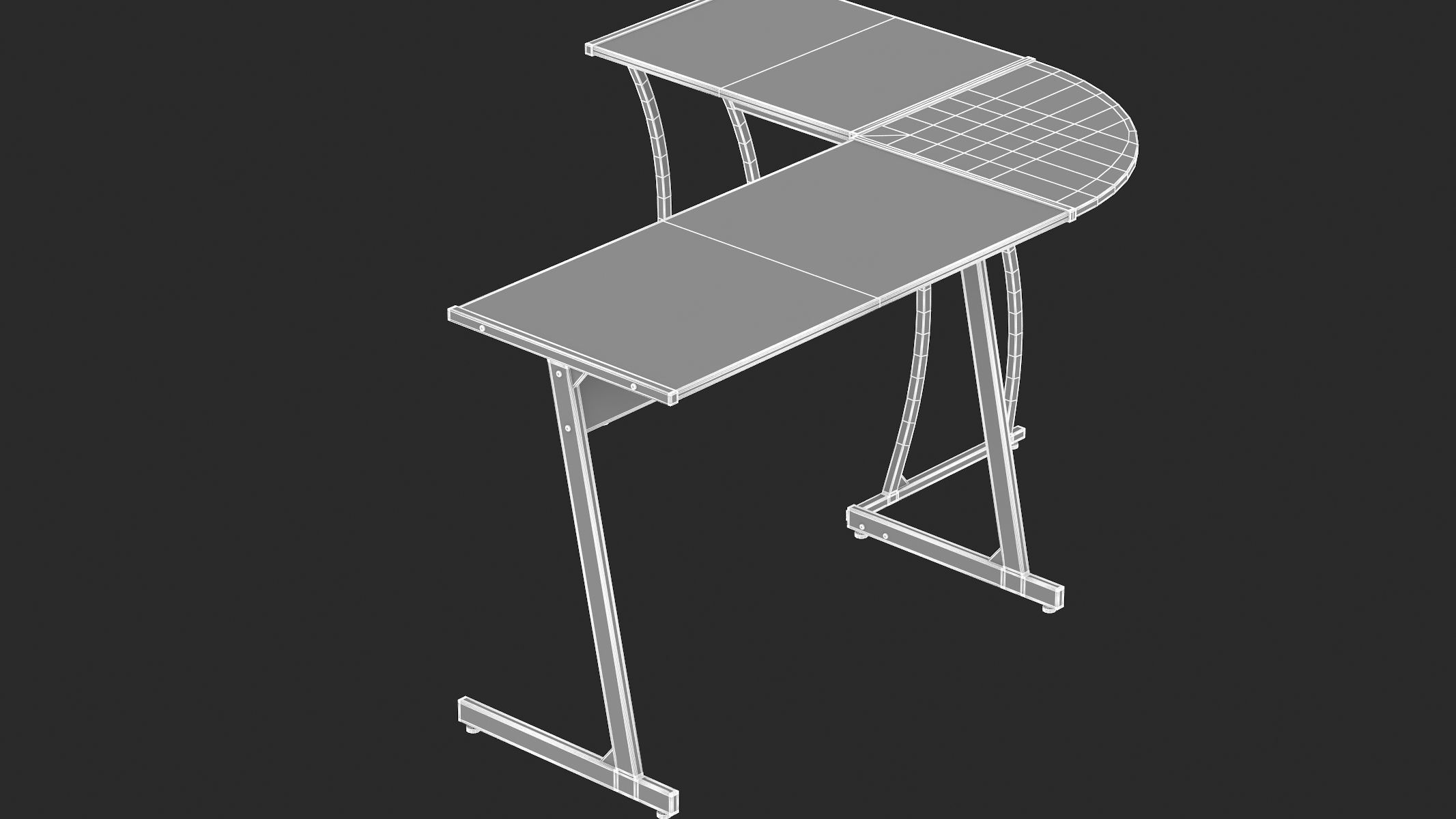 Gaming Desk 3D model_23