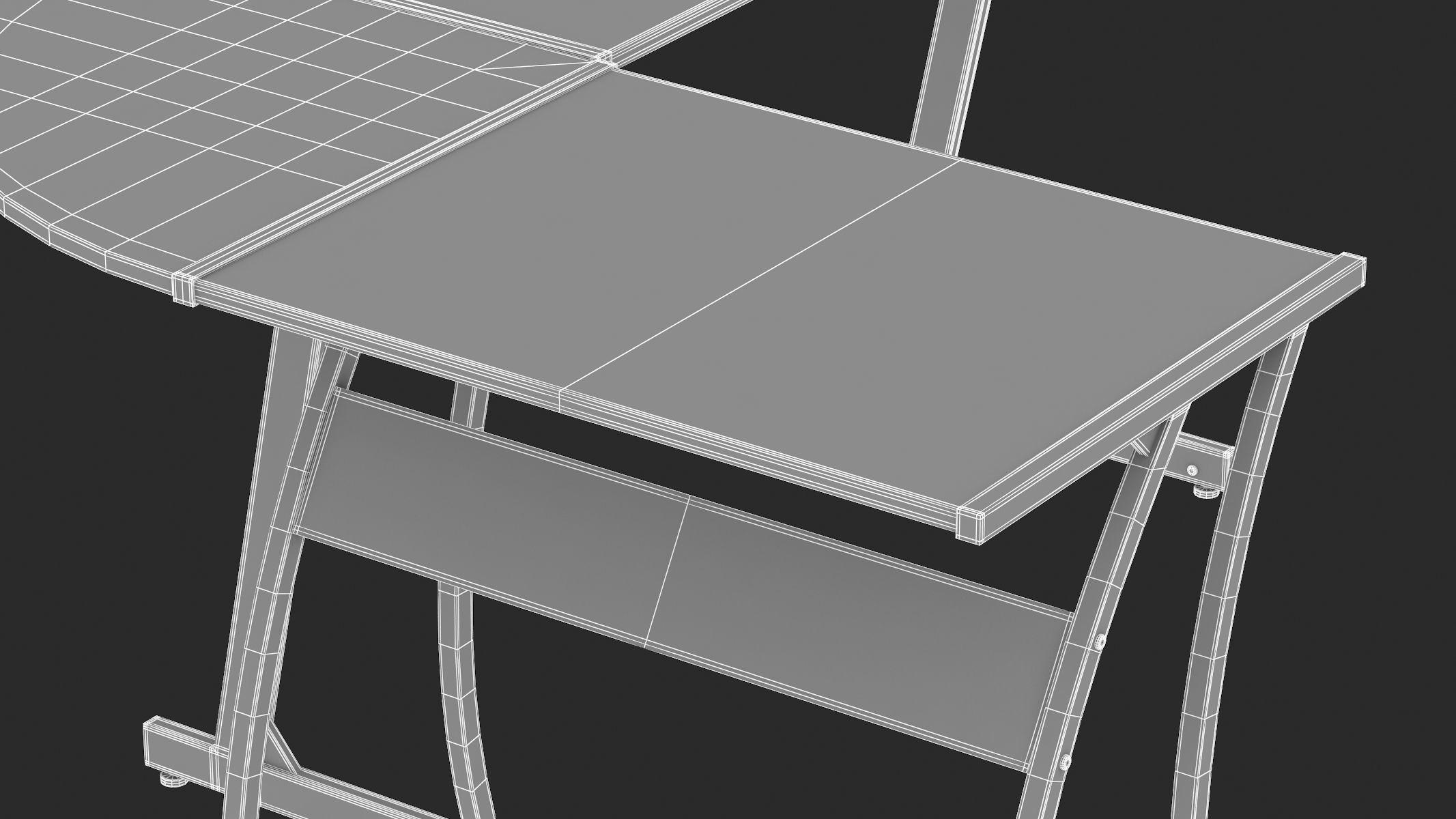 Gaming Desk 3D model_38