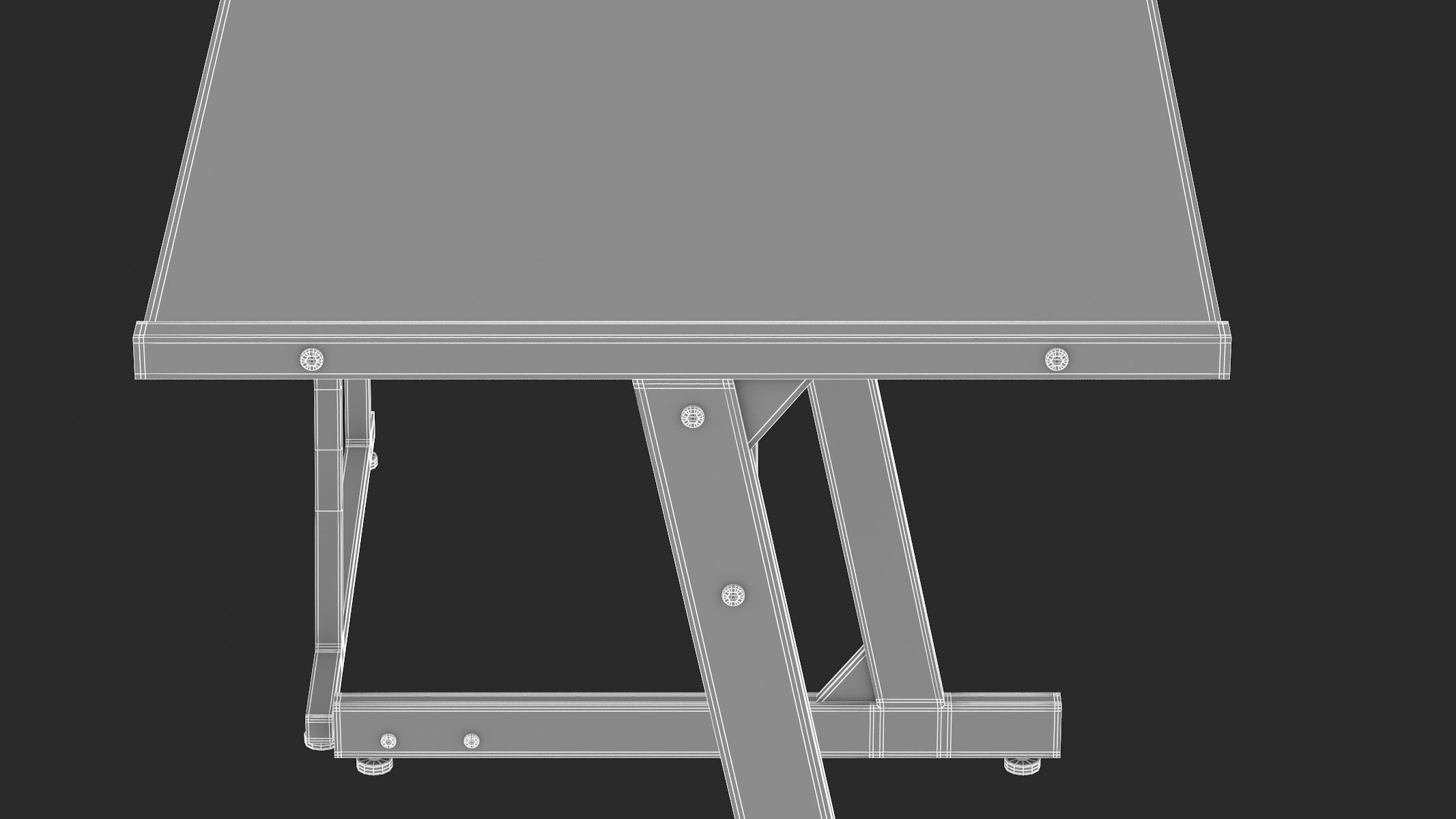 Gaming Desk 3D model_36