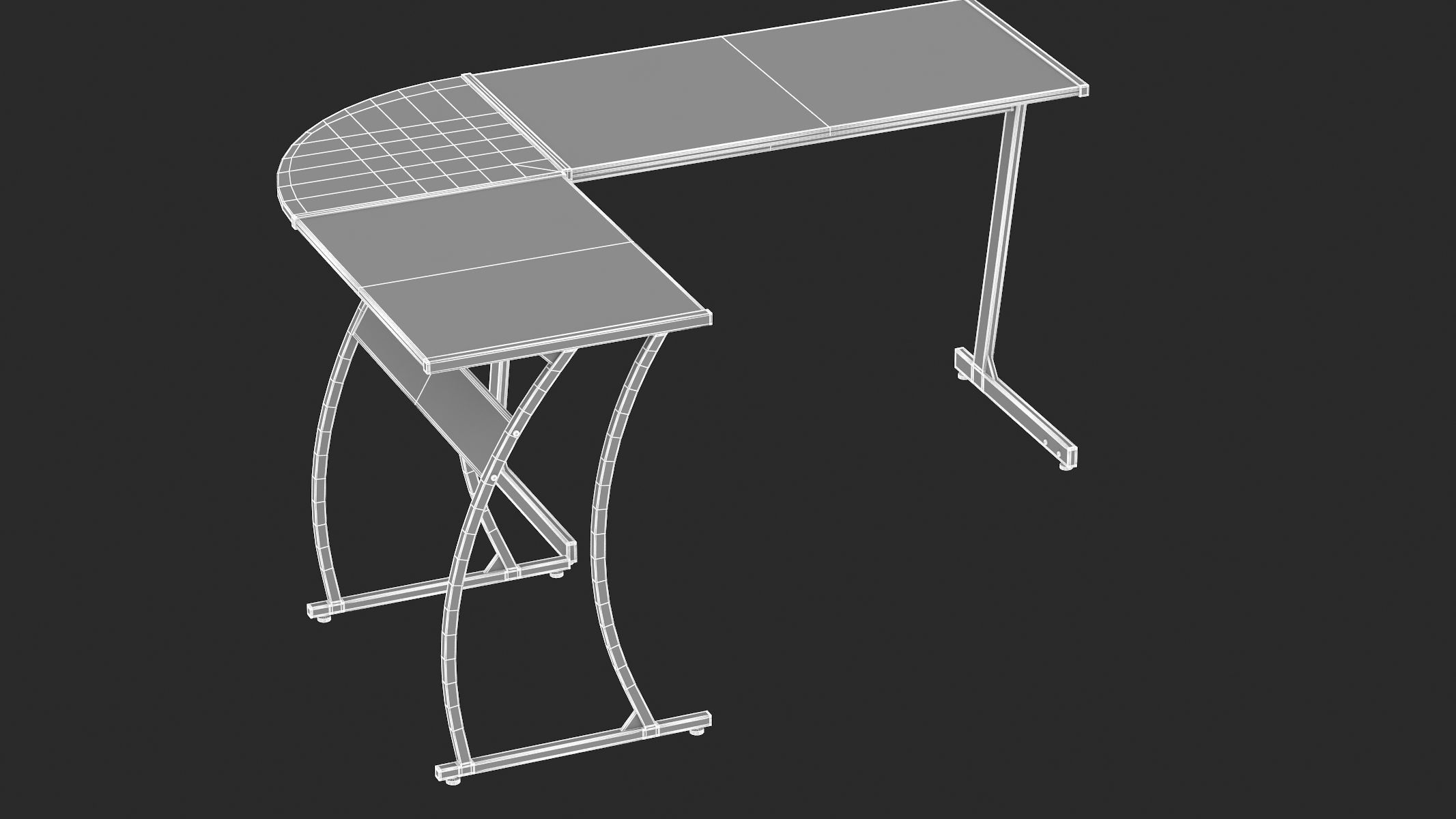 Gaming Desk 3D model_26