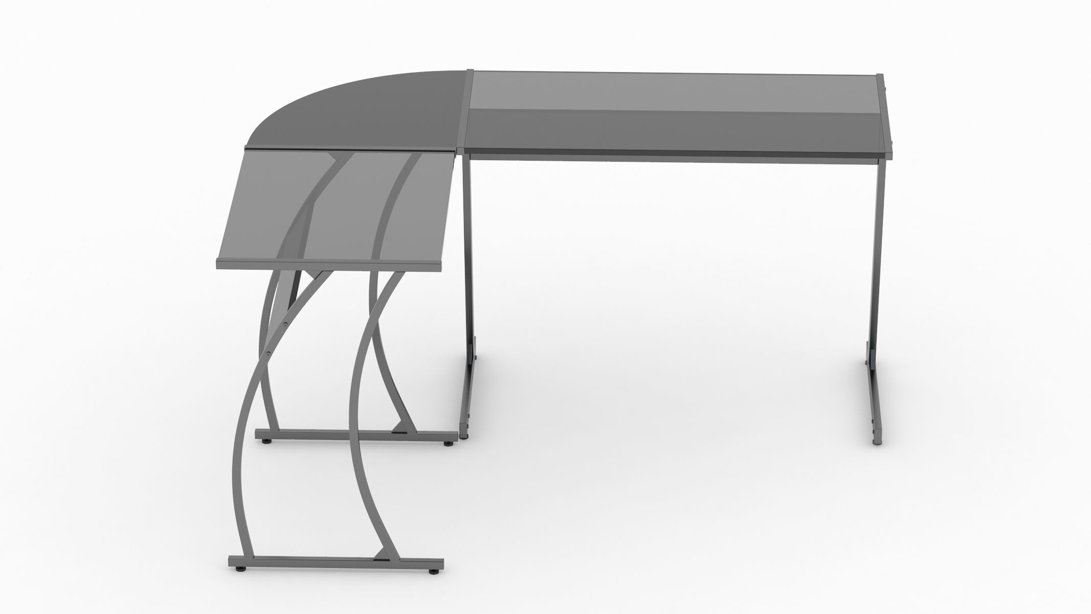 Gaming Desk 3D model_6