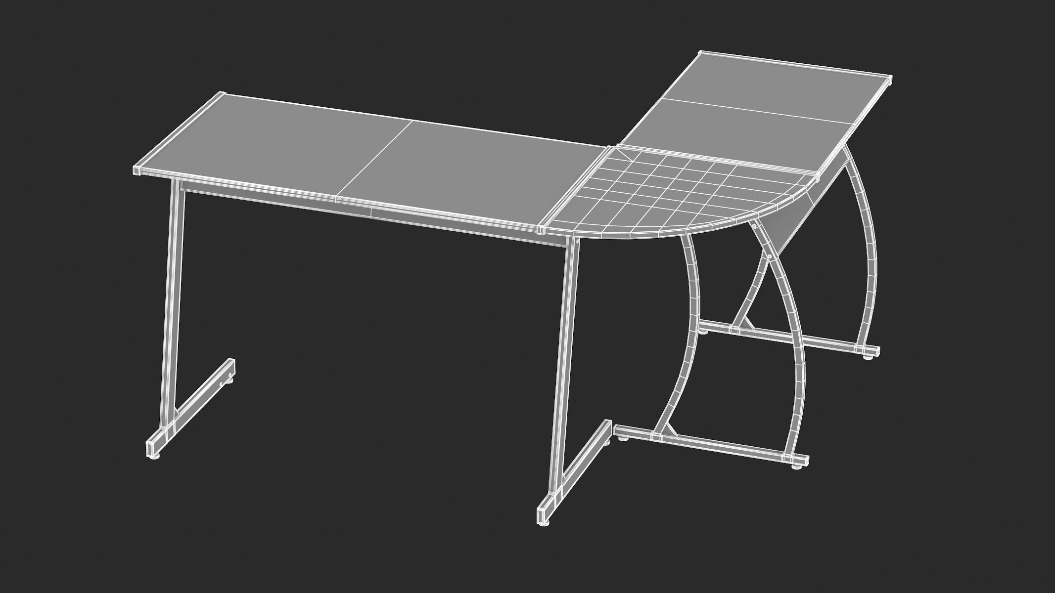 Gaming Desk 3D model_21