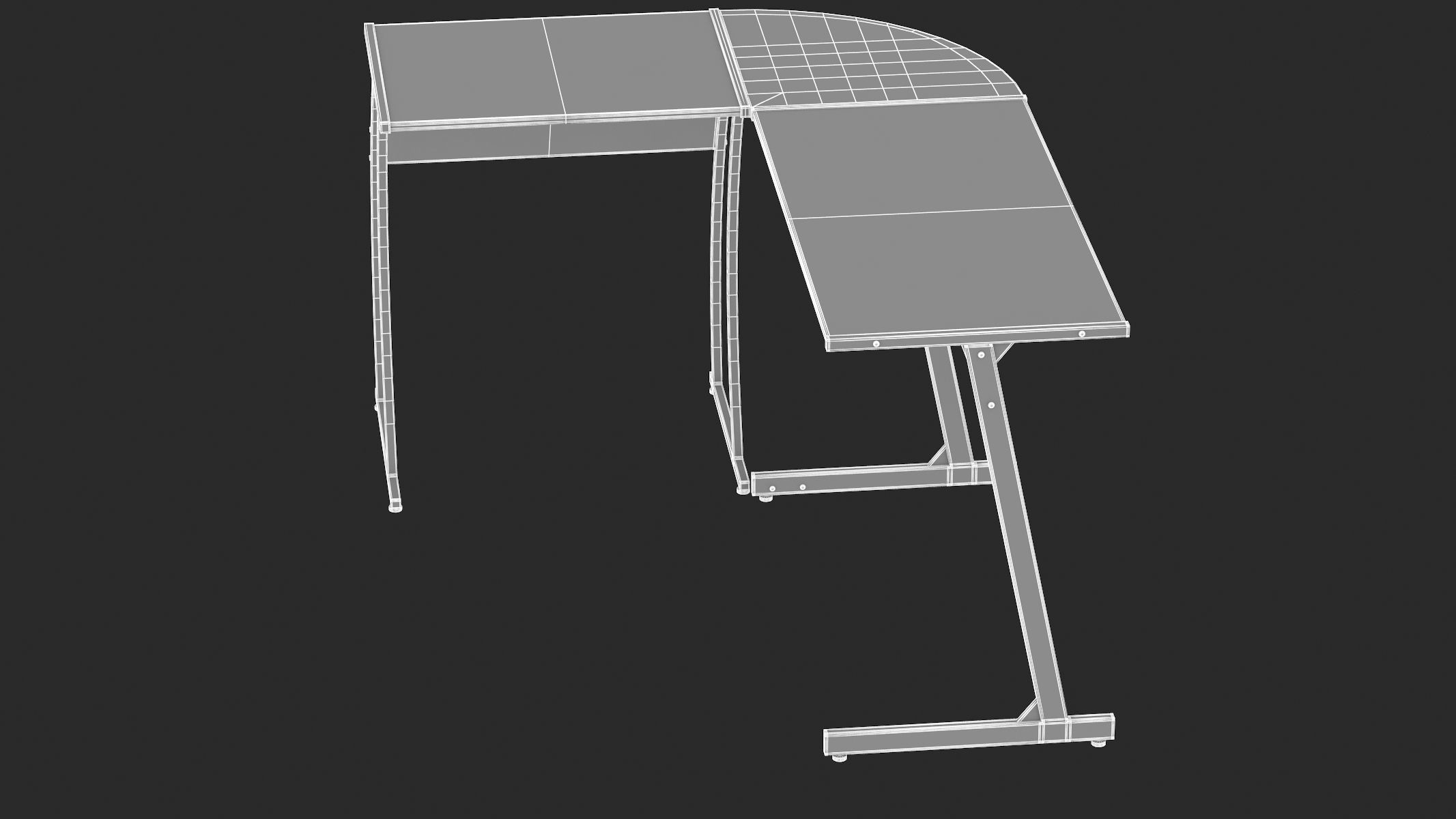 Gaming Desk 3D model_24
