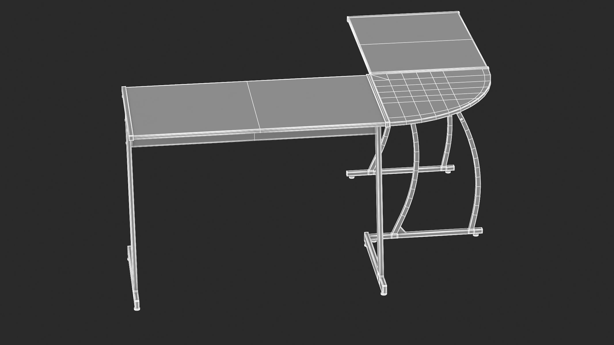 Gaming Desk 3D model_22