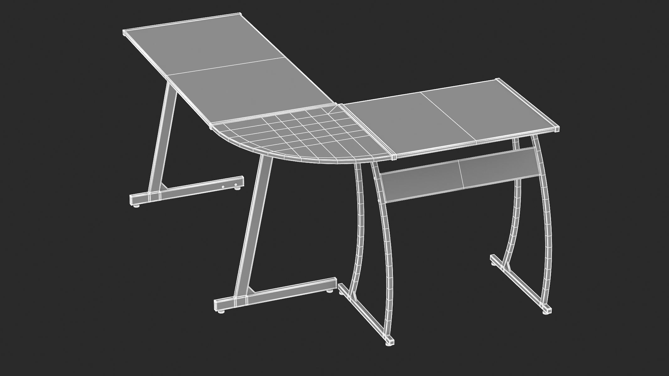 Gaming Desk 3D model_28