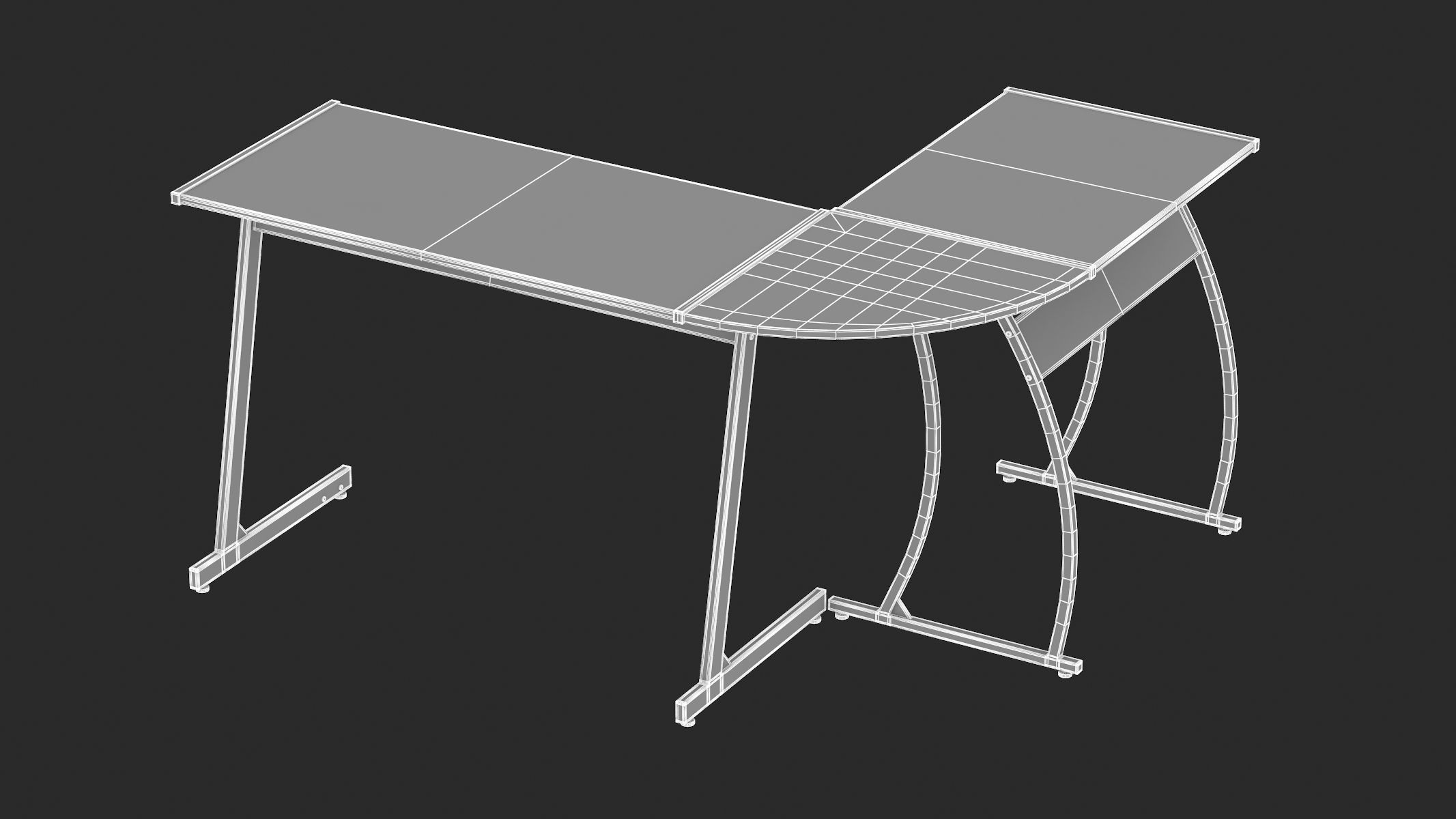 Gaming Desk 3D model_20