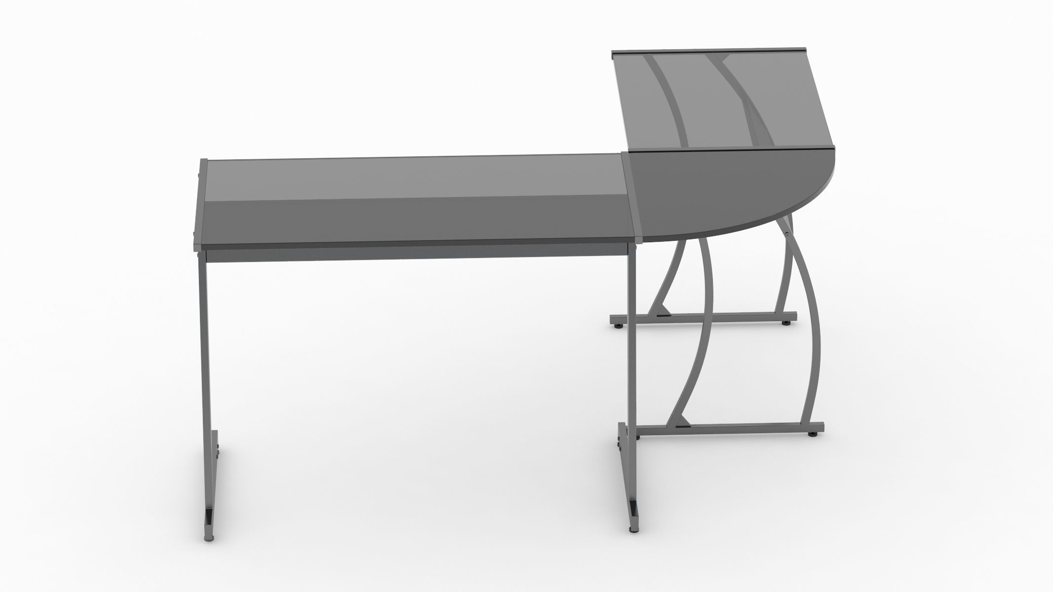 Gaming Desk 3D model_1
