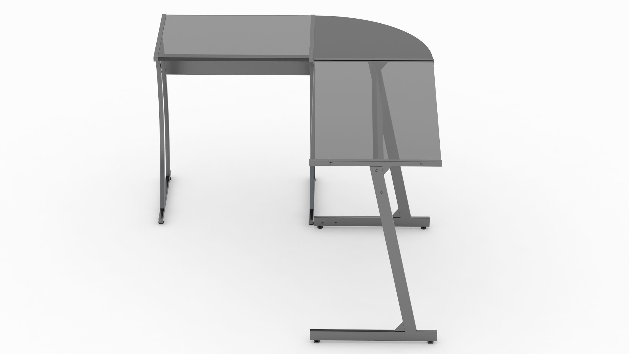 Gaming Desk 3D model_3