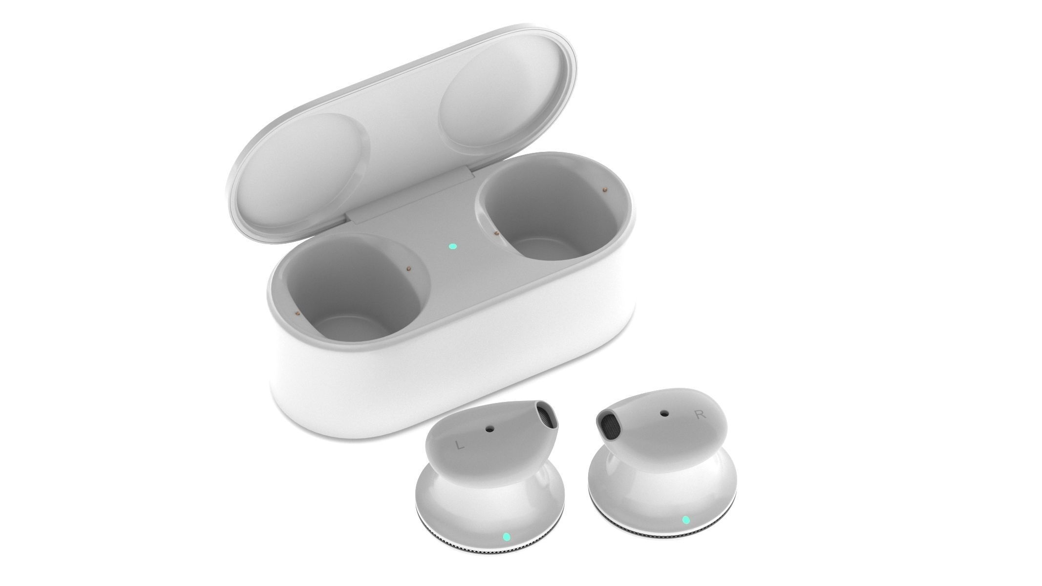 Microsoft Surface Earbuds 3D model_8