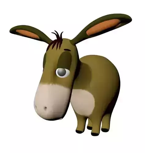 Donkey Winni Pooh Cartoon