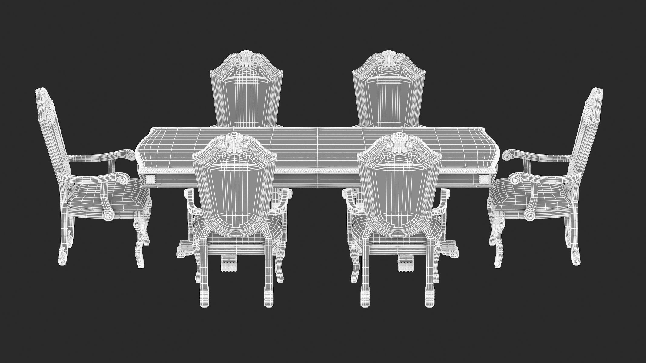 Suzi 7 Pieces Extendable Dining Set Astoria Grand Set 3D model_26