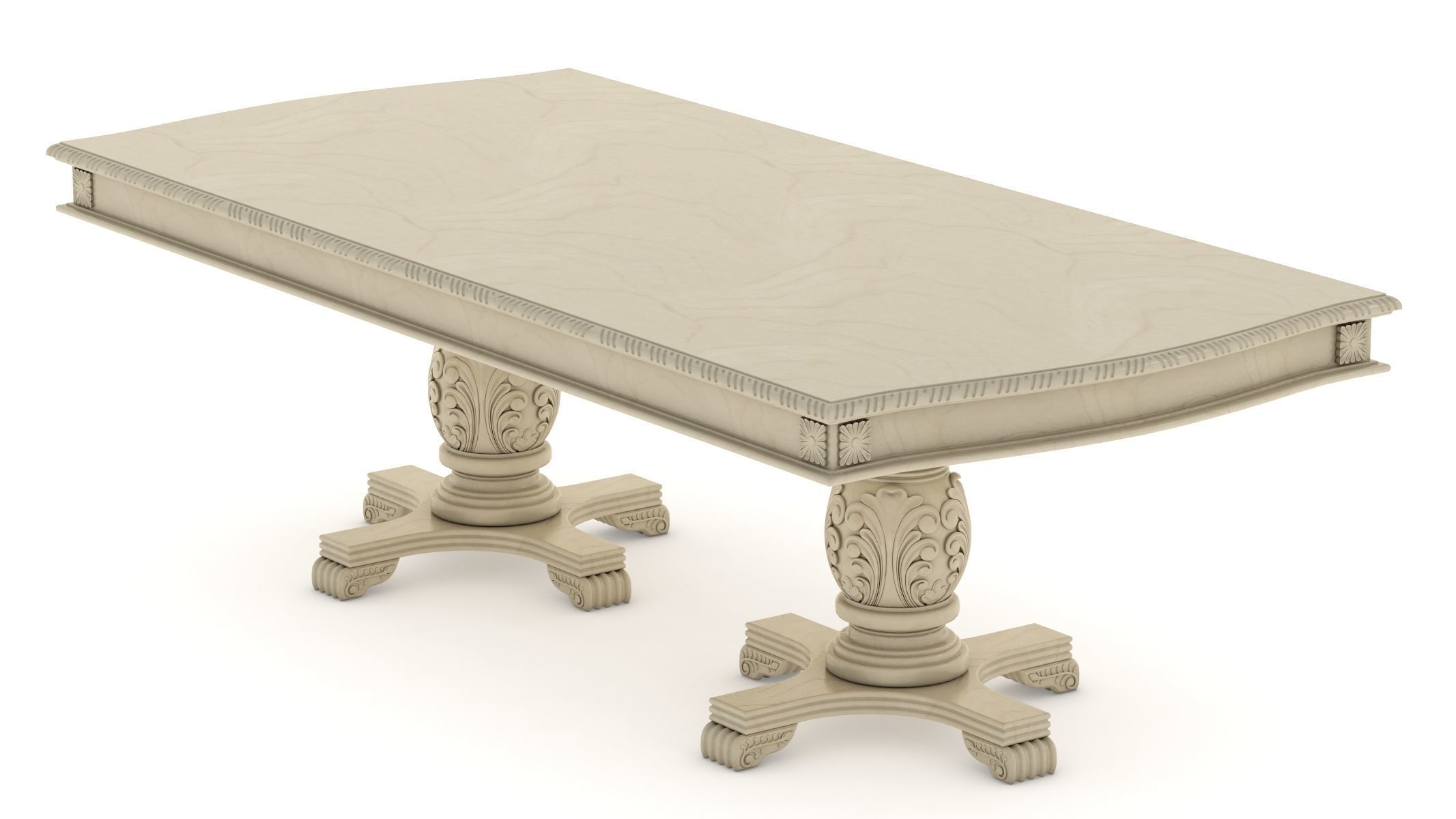 Suzi 7 Pieces Extendable Dining Set Astoria Grand Set 3D model_11