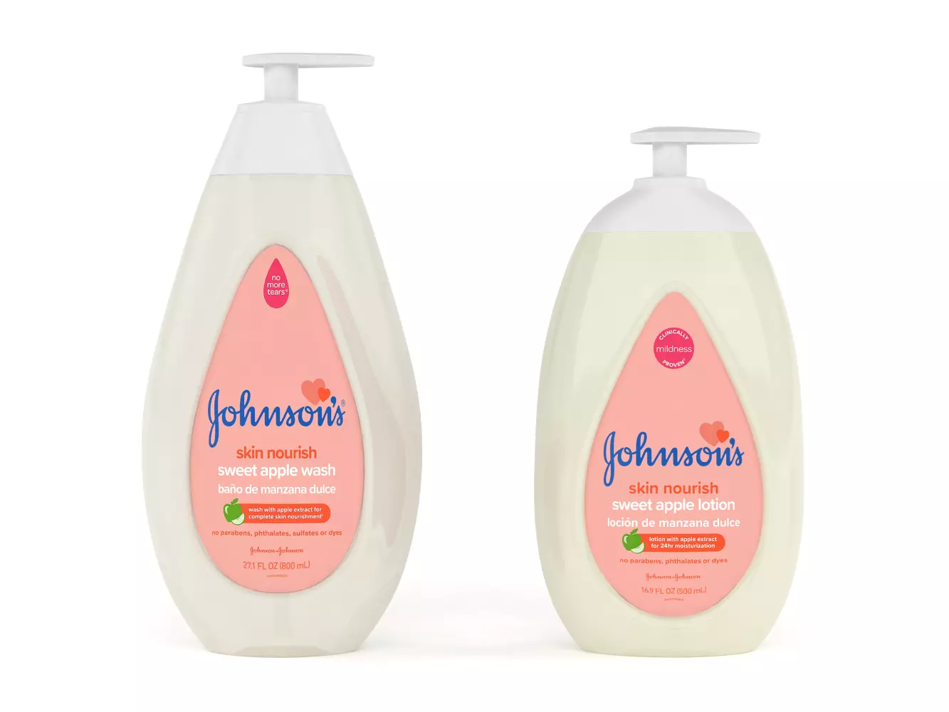 Johnsons Skin Nourish Sweet Apple Wash 3D model