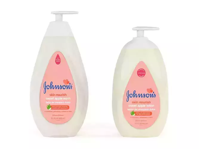 Johnsons Skin Nourish Sweet Apple Wash 3D model