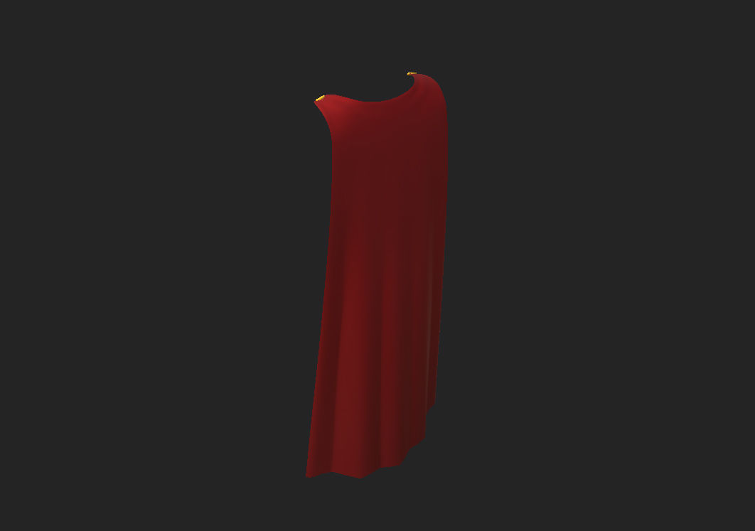 Hero Cape 3D model_5