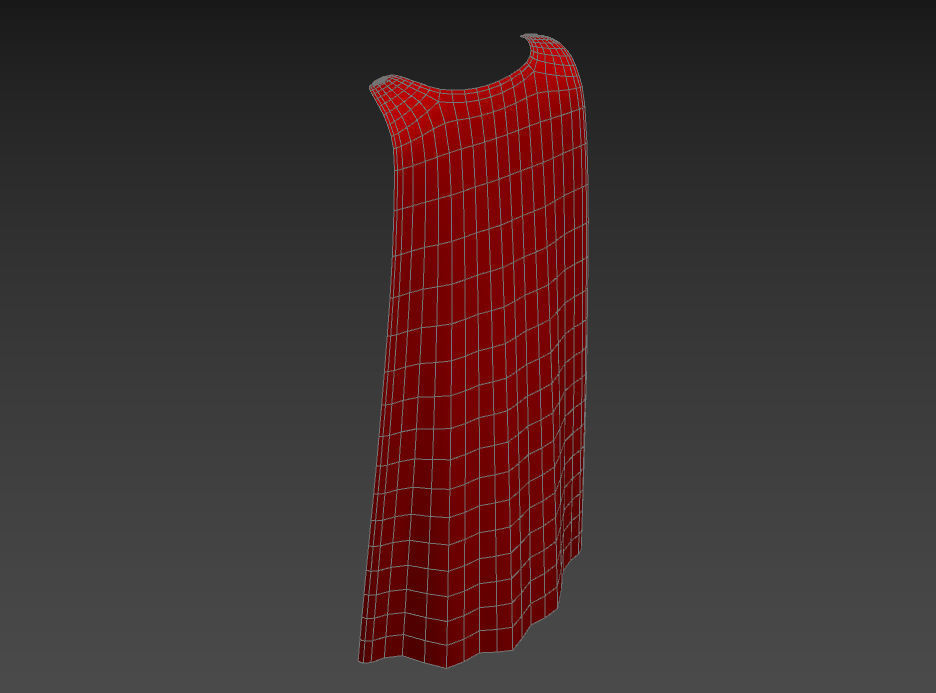 Hero Cape 3D model_13
