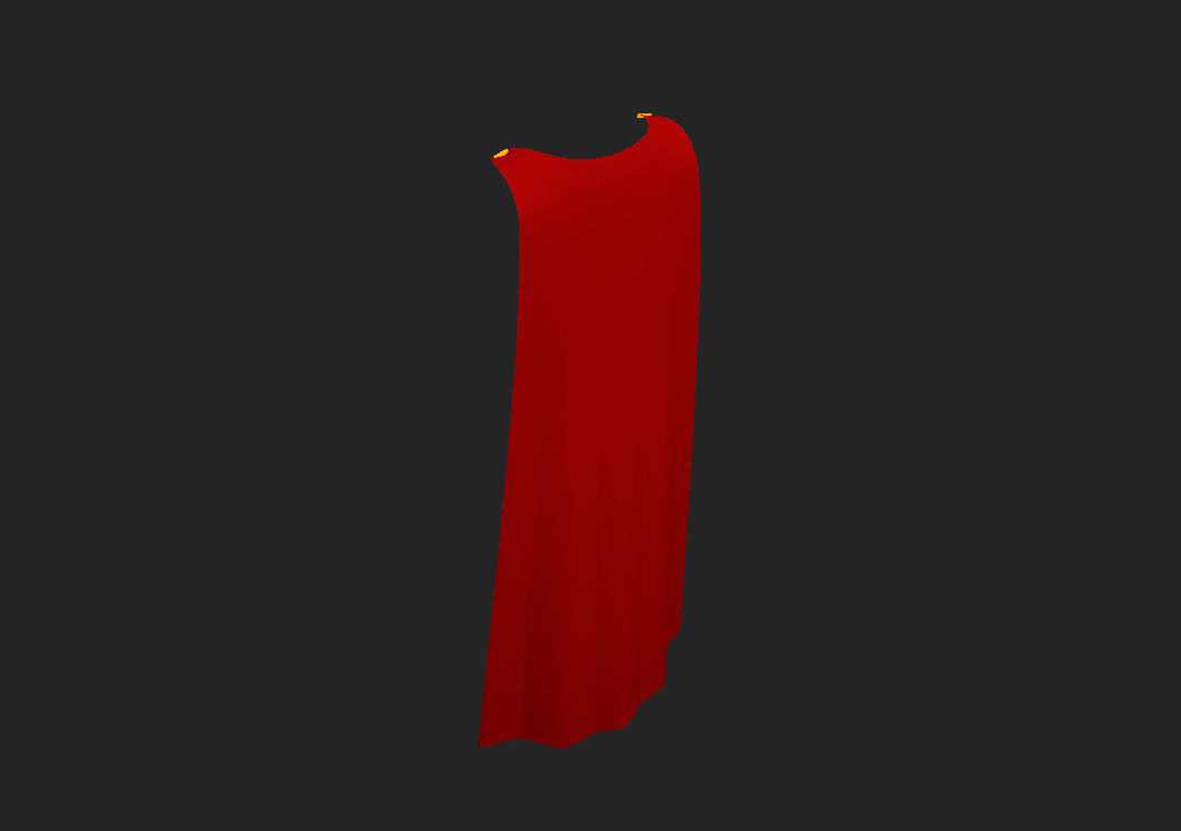 Hero Cape 3D model_6