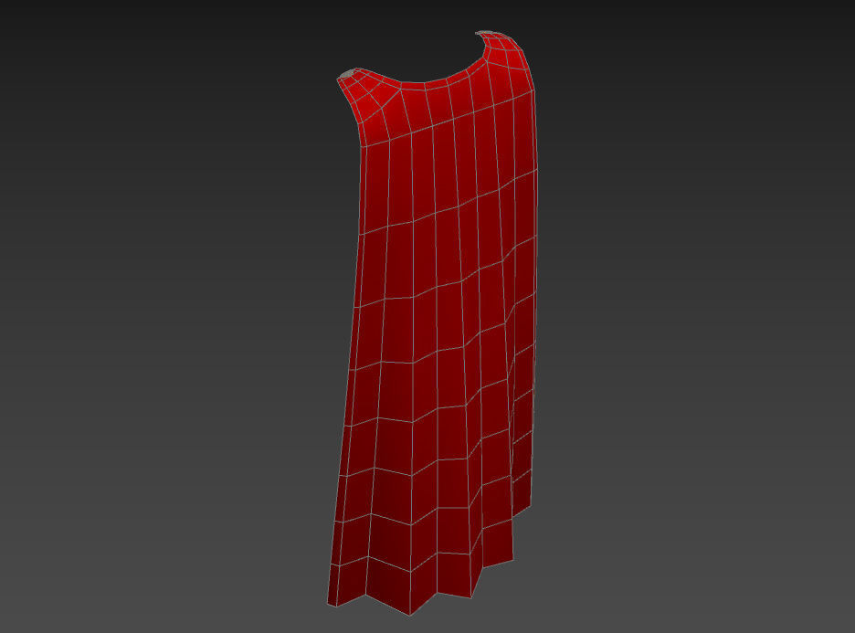 Hero Cape 3D model_14