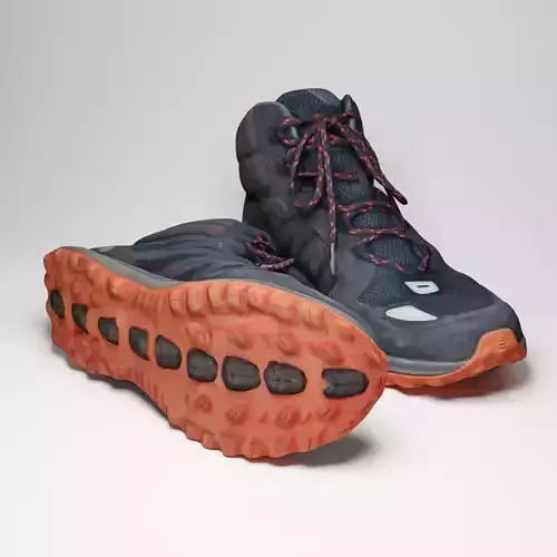 Womens The North Face Trekking Shoes 3d scan 