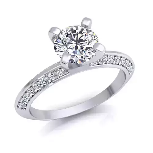 Fancy Engagement Ring  3D print model