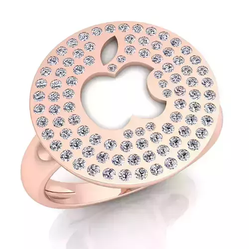 Apple Ring  3D print model