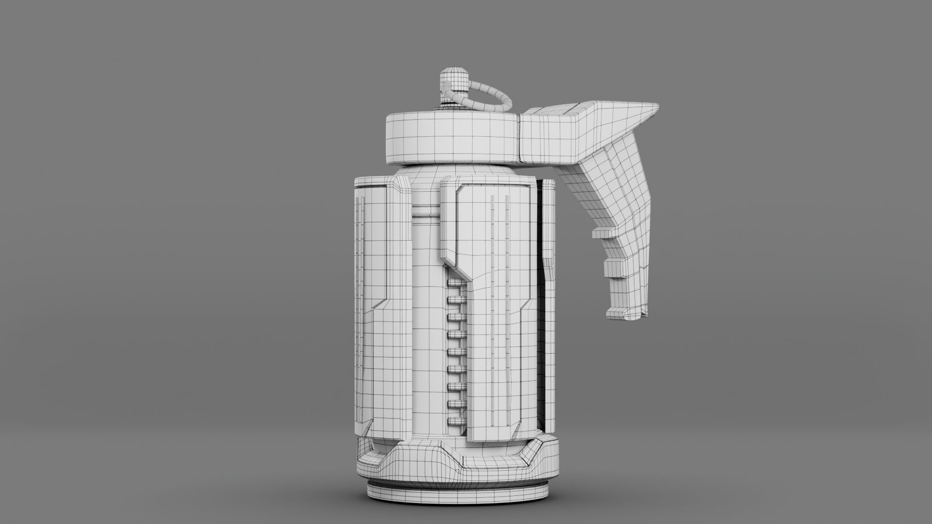 Sci Fi Grenade  3D model_3