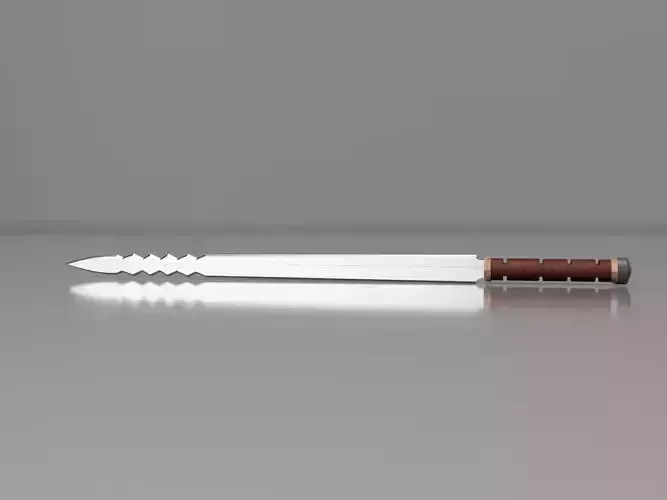 Deathstroke Knights and Dragons Sword 3D print model