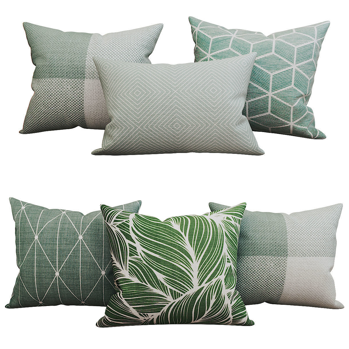 Decorative set pillow vol 2 3D model_6