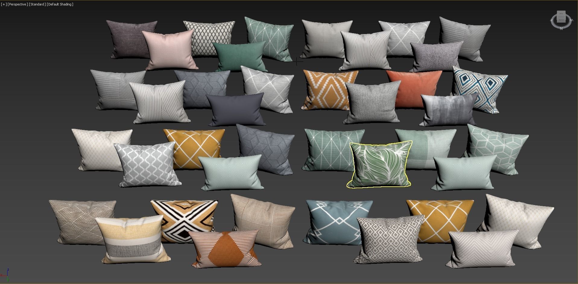 Decorative set pillow vol 2 3D model_12