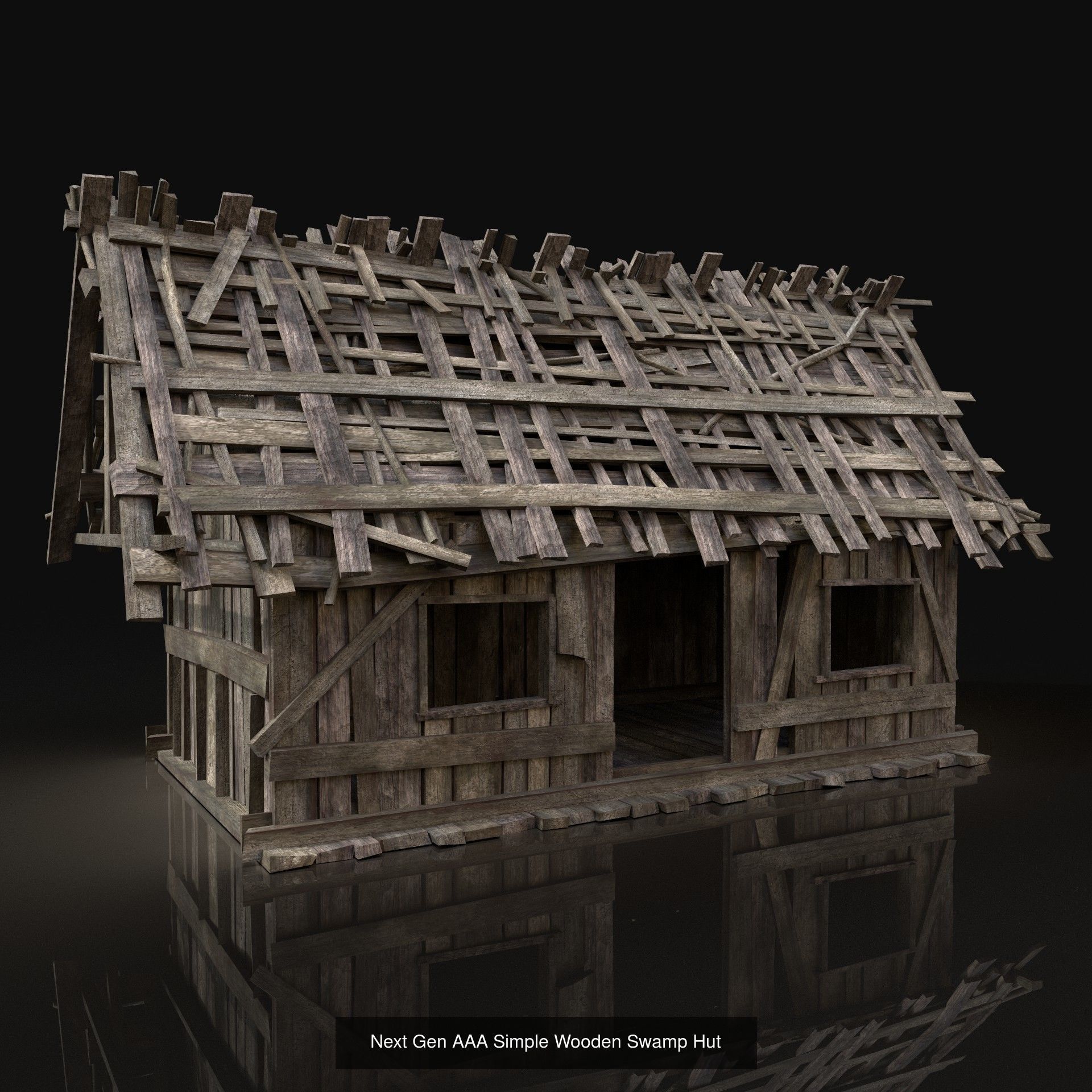AAA NEXT GEN COTTAGE AND Huts Pack Builder Generic 3D Model Collection_7