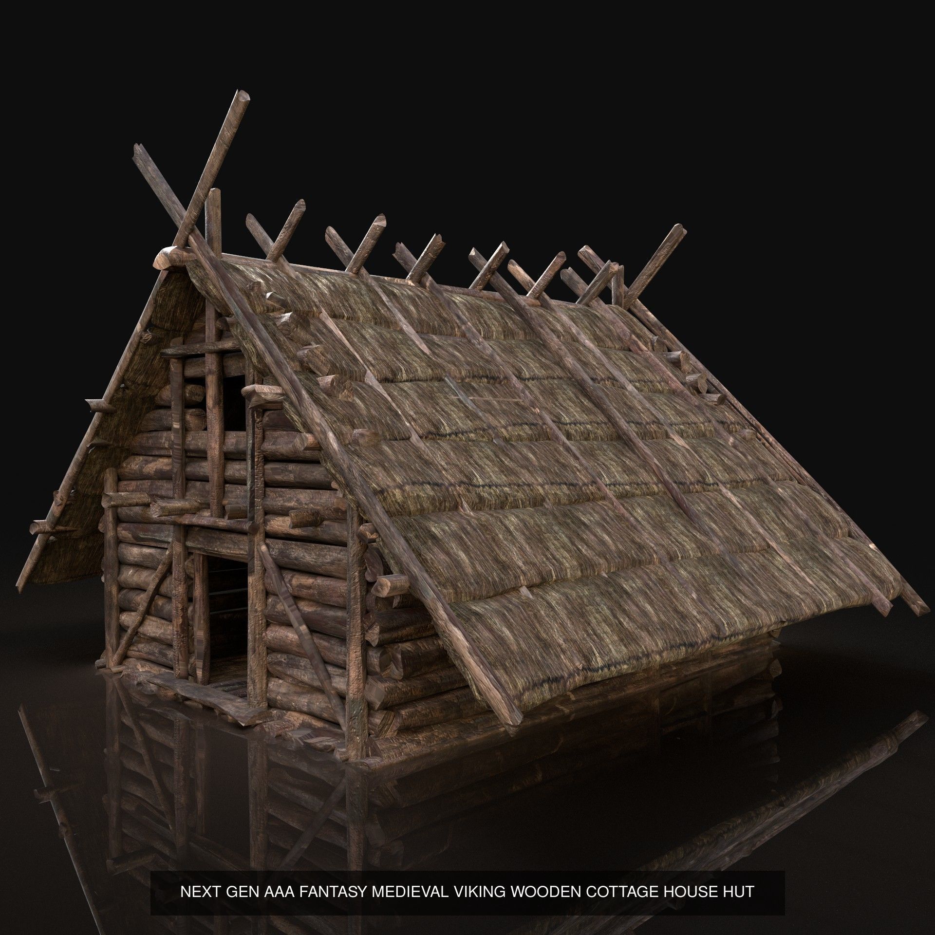 AAA NEXT GEN COTTAGE AND Huts Pack Builder Generic 3D Model Collection_2