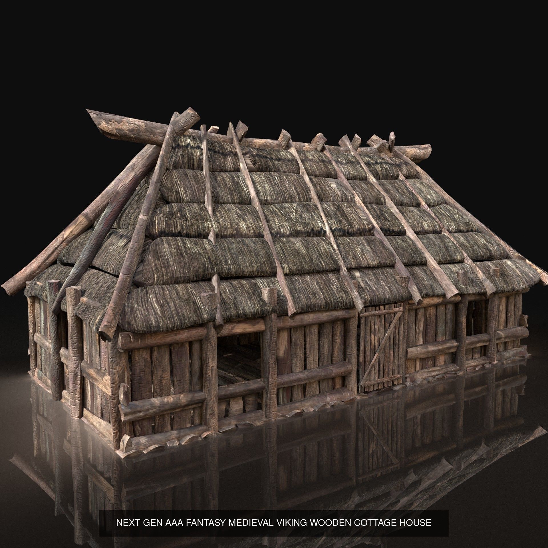AAA NEXT GEN COTTAGE AND Huts Pack Builder Generic 3D Model Collection_5