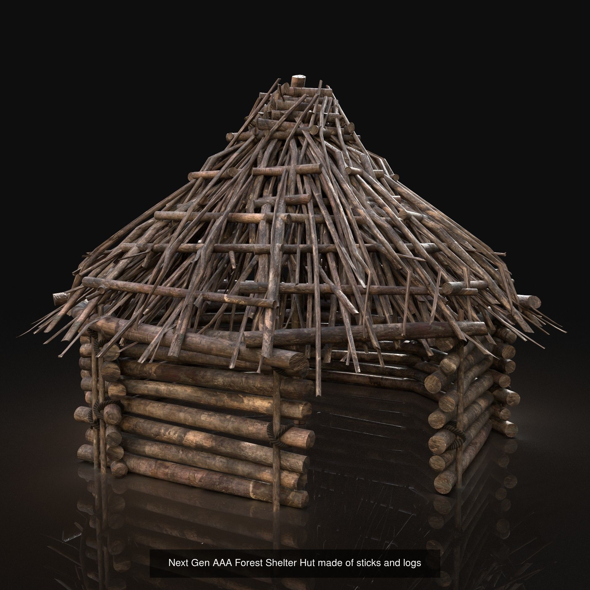 AAA NEXT GEN COTTAGE AND Huts Pack Builder Generic 3D Model Collection_4