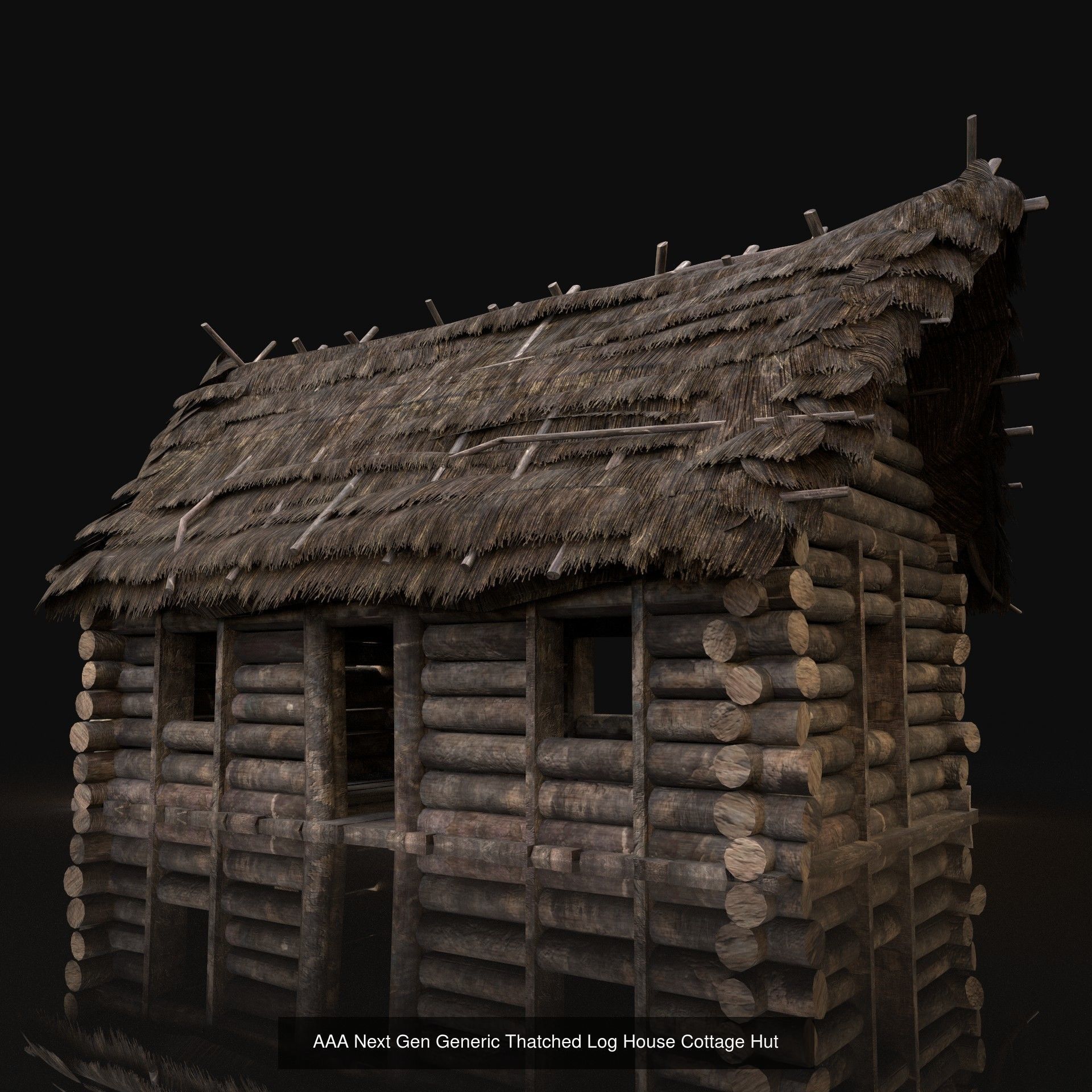 AAA NEXT GEN COTTAGE AND Huts Pack Builder Generic 3D Model Collection_1