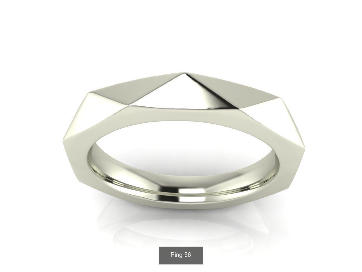 Collection 11 stack of rings with diamonds _5