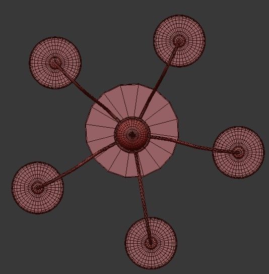 Untitled savoy light chandelier 3D model_2